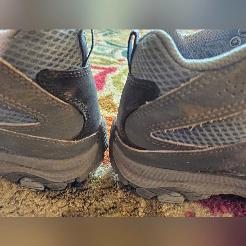 Merrell Kids Gray and Pink Hiking Boots